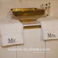 Auténtico Hotel Personalizado Sr. y Sra. Cotton Hand Towels BT-109